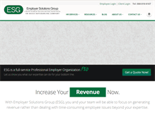 Tablet Screenshot of esghr.com